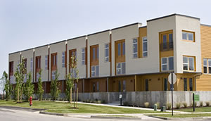 New modern style townhomes by Garbett