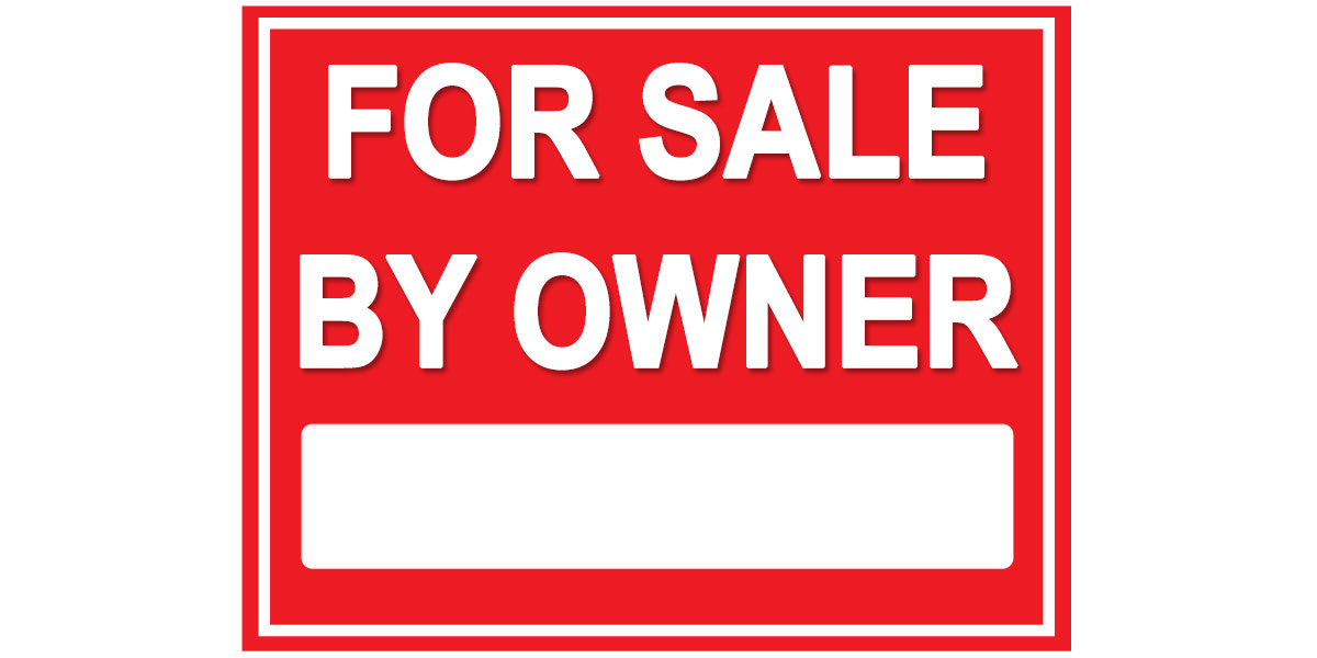 For Sale By Owner real estate sign