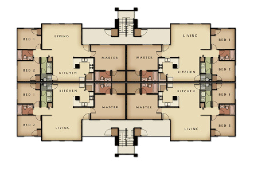 West Bench Condo Plan Layout
