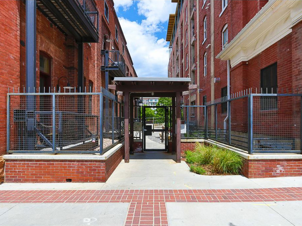 Westgate Lofts Gated Entry