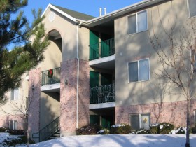 Front of New Century Condo South Salt Lake